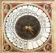 UCCELLO, Paolo Clock with Heads of Prophets Germany oil painting artist